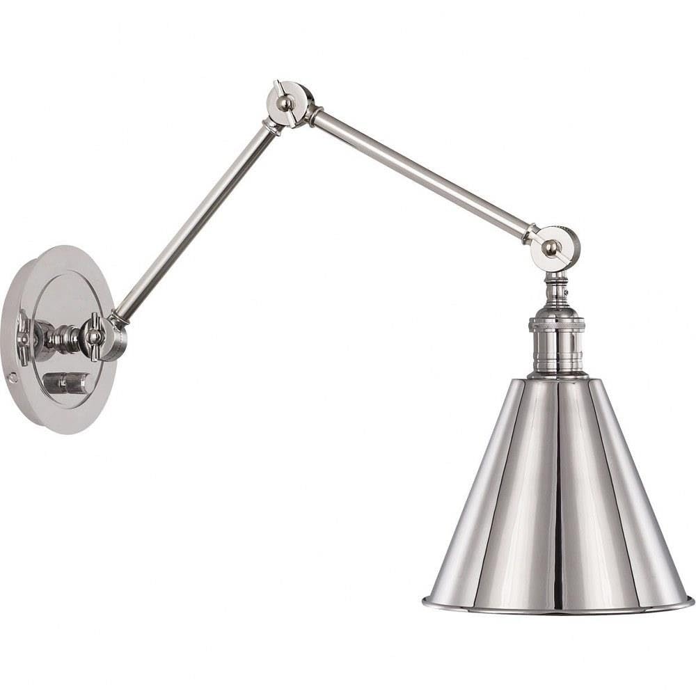 Robert Abbey Lighting Alloy 1-Light Wall Sconce - 7.5