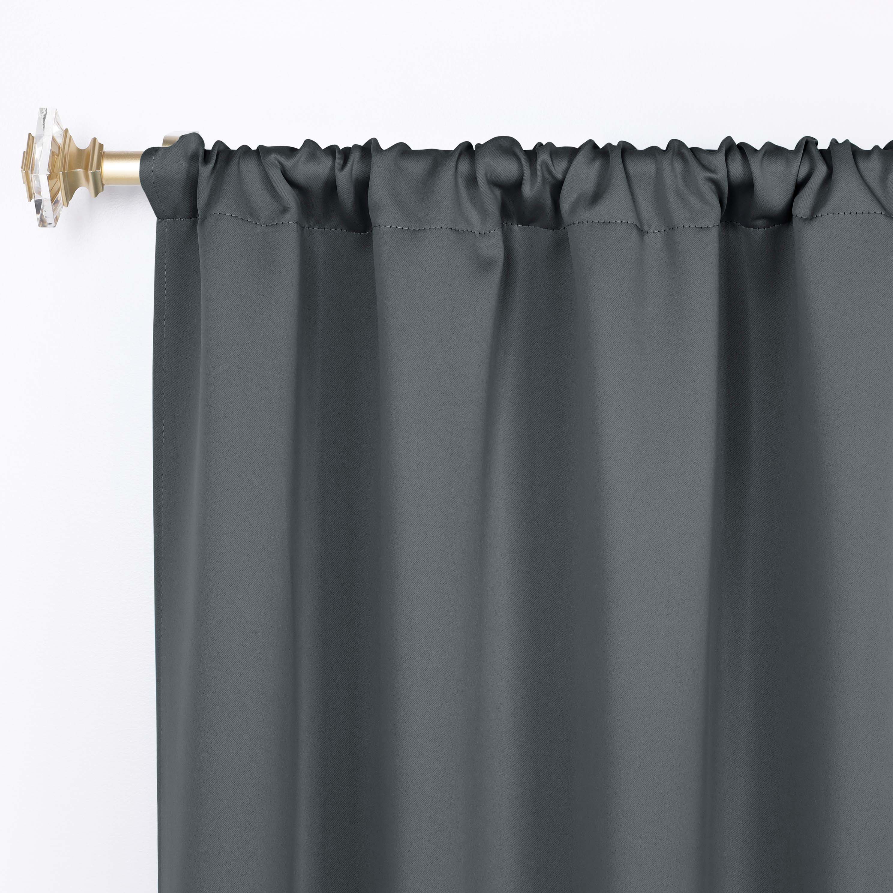 Machine Washable Blackout Curtains Set of 2 - Solid Color Room Darkening Window Drapes for Bedroom, Living Room & Nursery - Noise Reducing & Energy Efficient