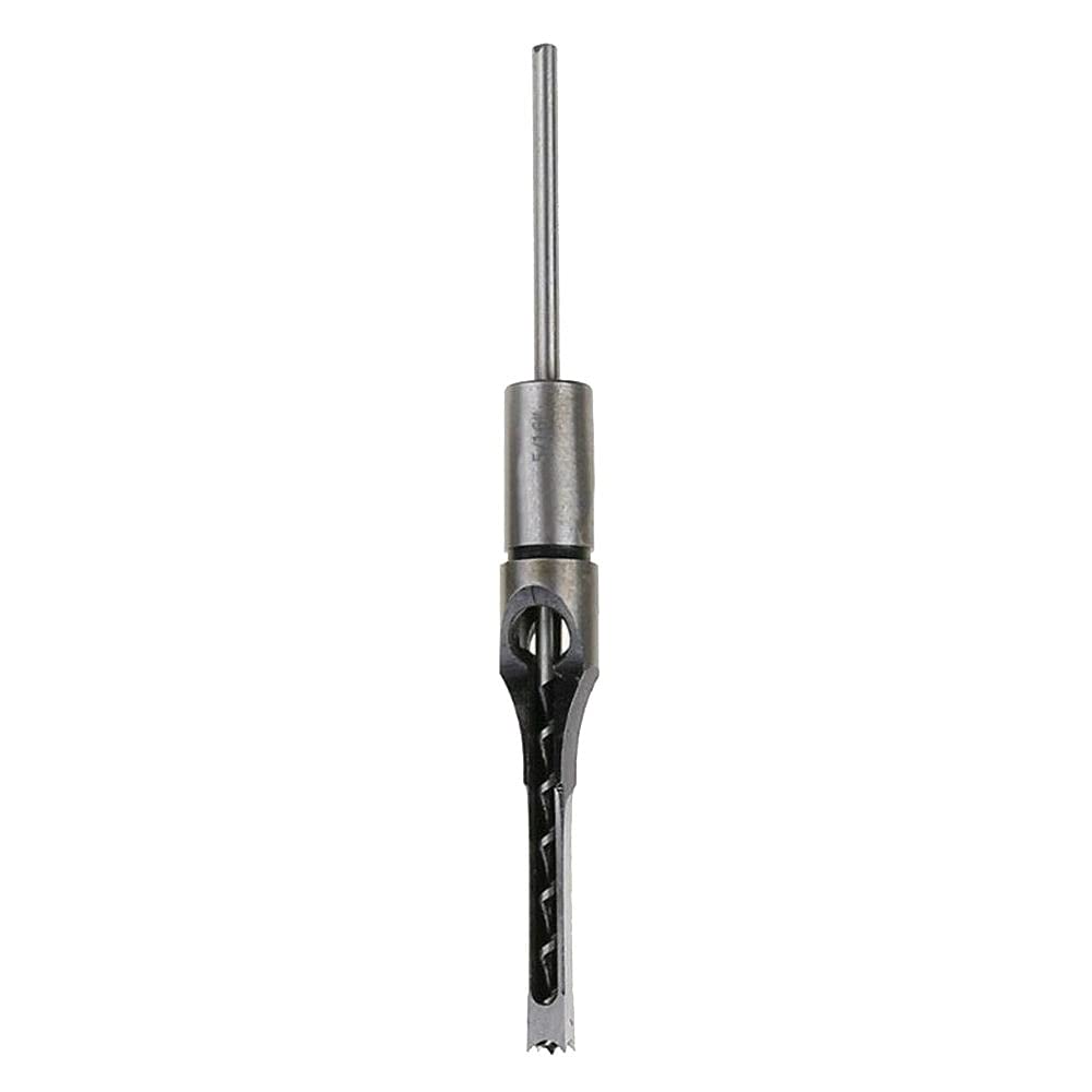 High-Speed Steel Square Hole Drill Bits for Woodworking - Mortising Chisel Kit with 205mm Length - Perfect for Mortise and Tenon Joinery, DIY Furniture, and Carpentry Projects