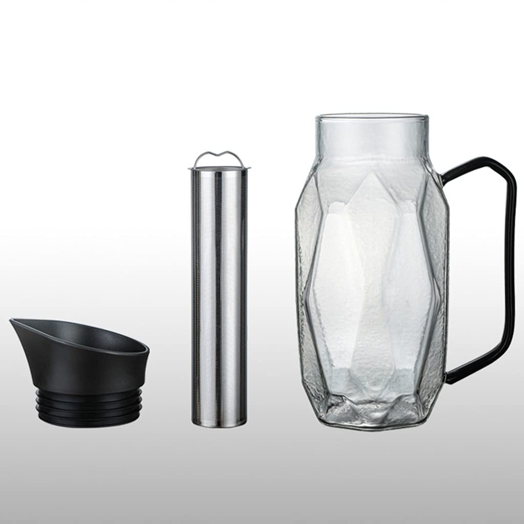 Premium Cold Brew Coffee Maker 1.5L/50.7oz - Airtight Iced Coffee Pitcher with Removable Tea Infuser - Perfect for Homemade Cold Brew, Iced Tea & Refreshing Drinks - Ideal for Office, Home Kitchen & Outdoor Picnics