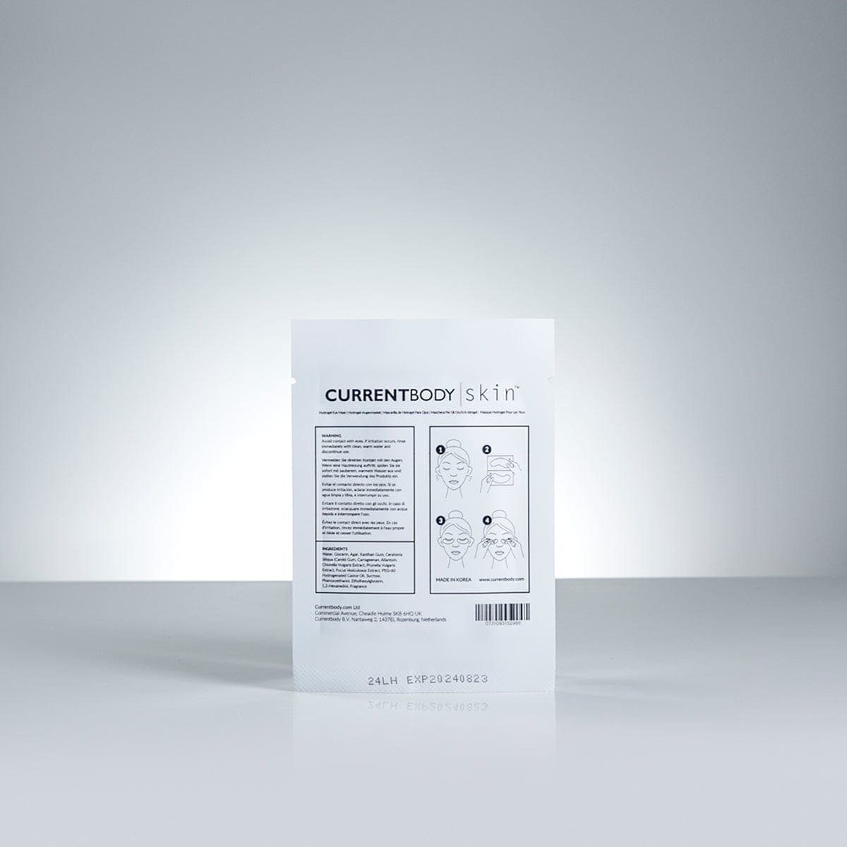 FREE CurrentBody Skin Hydrogel Eye Mask (100 Pack) - Hydrating Under Eye Patches for Dark Circles & Puffiness - Perfect for Travel, Spa Days & Self-Care Routines