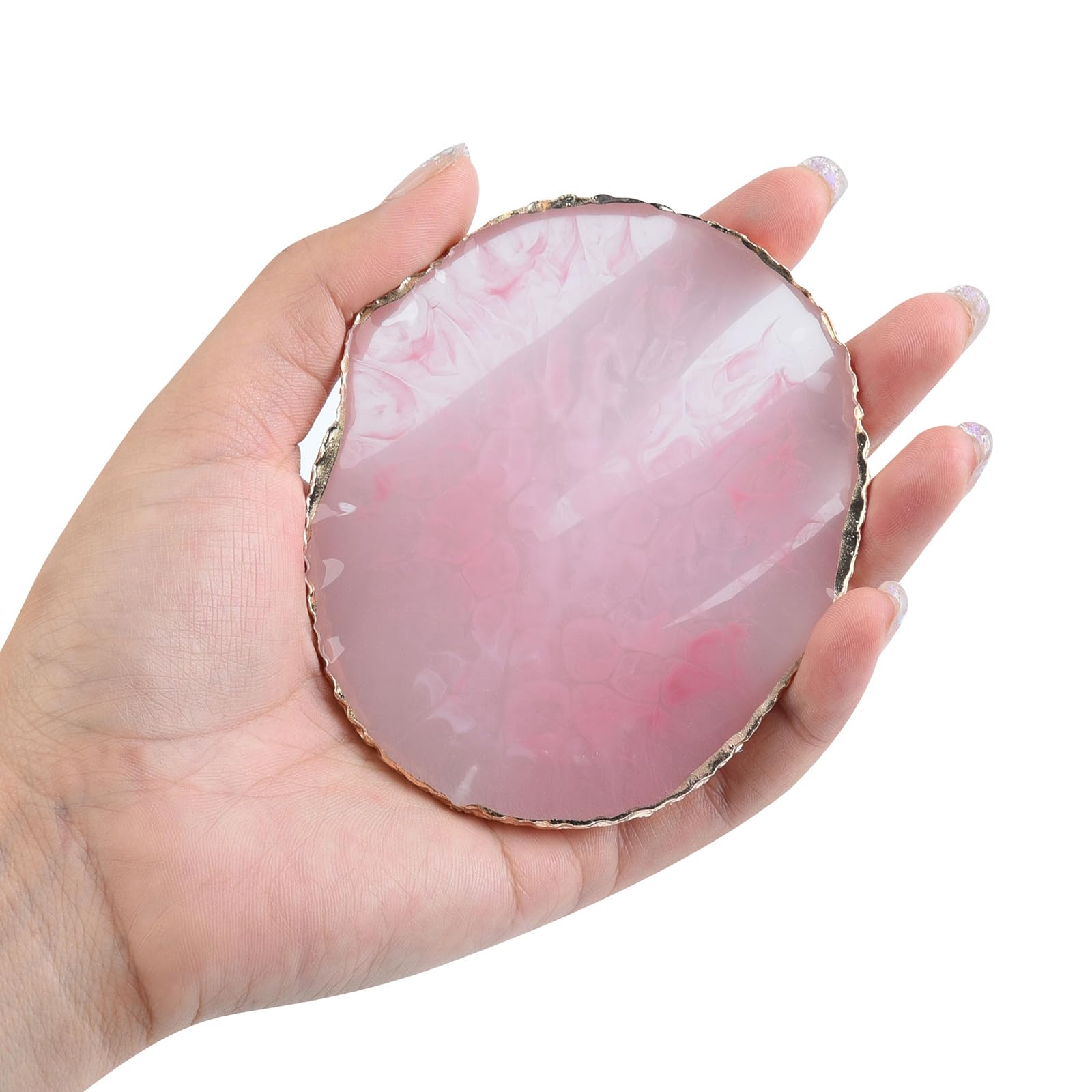 Professional Pink Nail Polish Palette with Stirring Rod for Nail Art - Perfect for Salon & DIY Manicure at Home