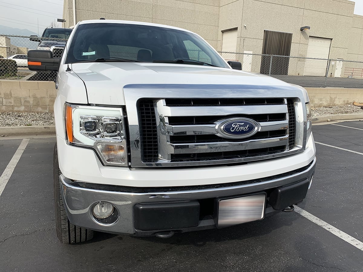 09-14 Ford F150 LUXX Series LED Projector Headlights - Chrome Housing - High Performance Lighting for Night Driving & Off-Road Adventures