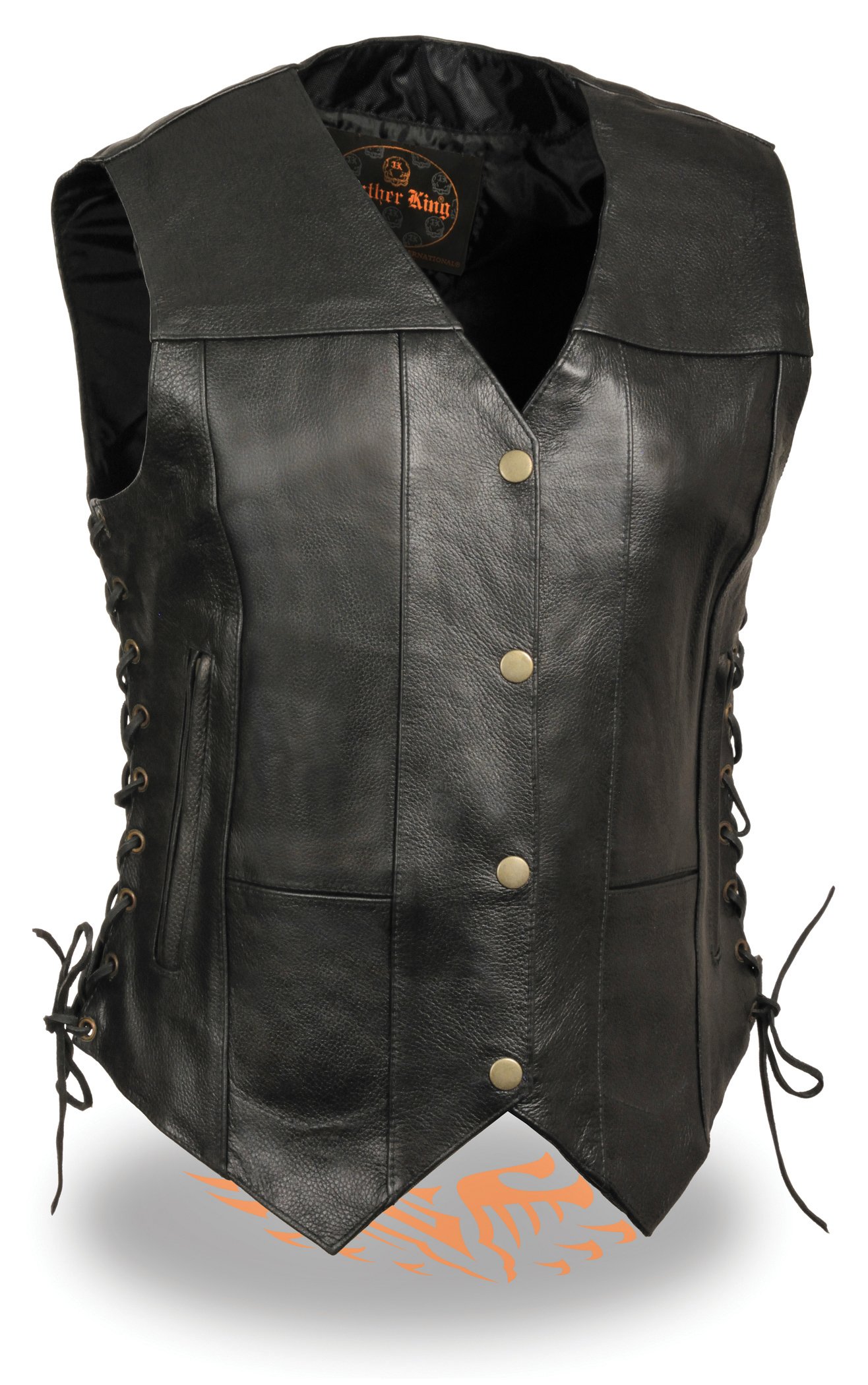 Milwaukee Leather Women's Motorcycle Vest - Durable & Stylish Riding Gear for Harley, Cruiser & Biker Fashion - Perfect for Motorcycle Rides, Events & Outdoor Adventures