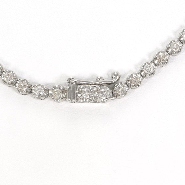 18K White Gold Diamond Necklace for Women - Elegant & Luxurious Jewelry Gift for Anniversary, Wedding, Valentine's Day