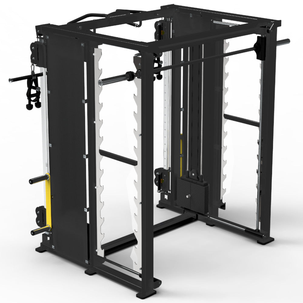 Pegasus 2S 2-in-1 Pin Loaded Smith Machine & Functional Trainer - Full Home Gym Equipment for Strength Training & Functional Fitness Workouts
