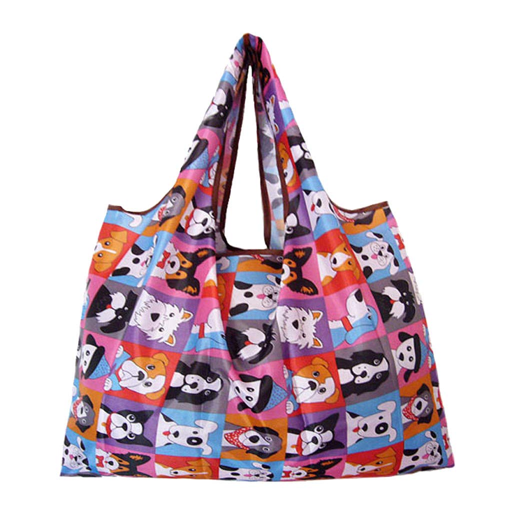 Stylish Reusable Foldable Shopping Tote Bag for Women - Eco-Friendly Grocery Cart & Travel Shoulder Handbag - Perfect for Groceries, Beach Trips & Daily Errands