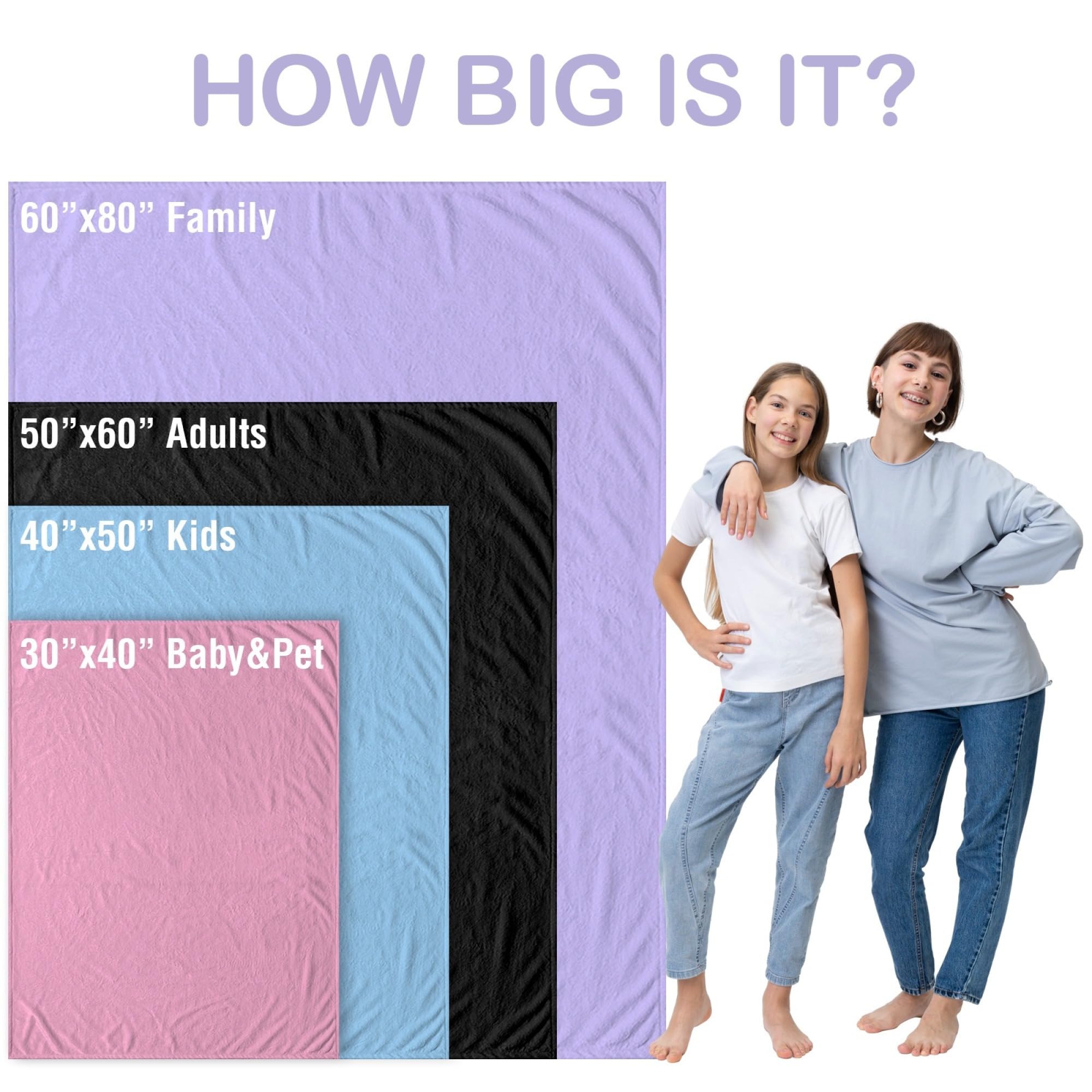 YESCUSTOM Personalized Unicorn Fleece Throw Blanket - Custom Name Blanket for Girls & Boys, Soft Minky Bed Blanket for Baby & Kids - Perfect for Nursery, Bedroom Decor & Cozy Gift