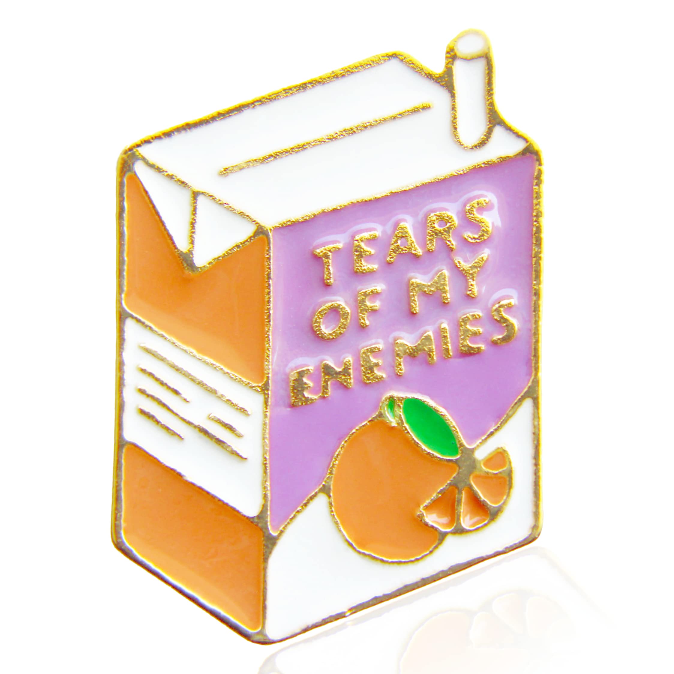 Funny TEARS OF MY ENEMIES Enamel Pin - Punk Brooch for Jackets & Backpacks | Anime & Gothic Fashion