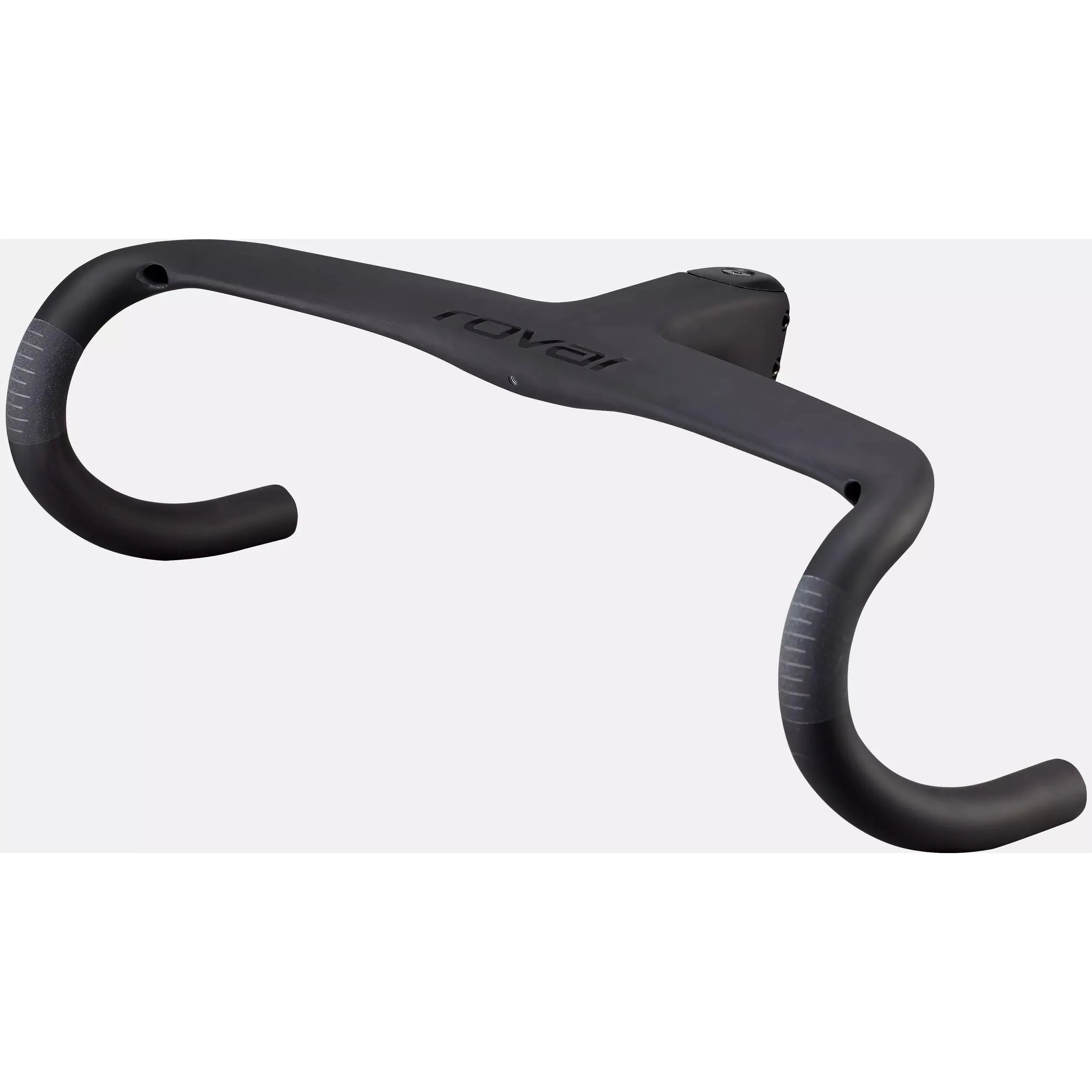 Roval Rapide Cockpit Handlebars with Integrated Stem - Lightweight Carbon Fiber Road Bike Handlebar for Aerodynamic Performance | Perfect for Competitive Cycling & Triathlon Racing