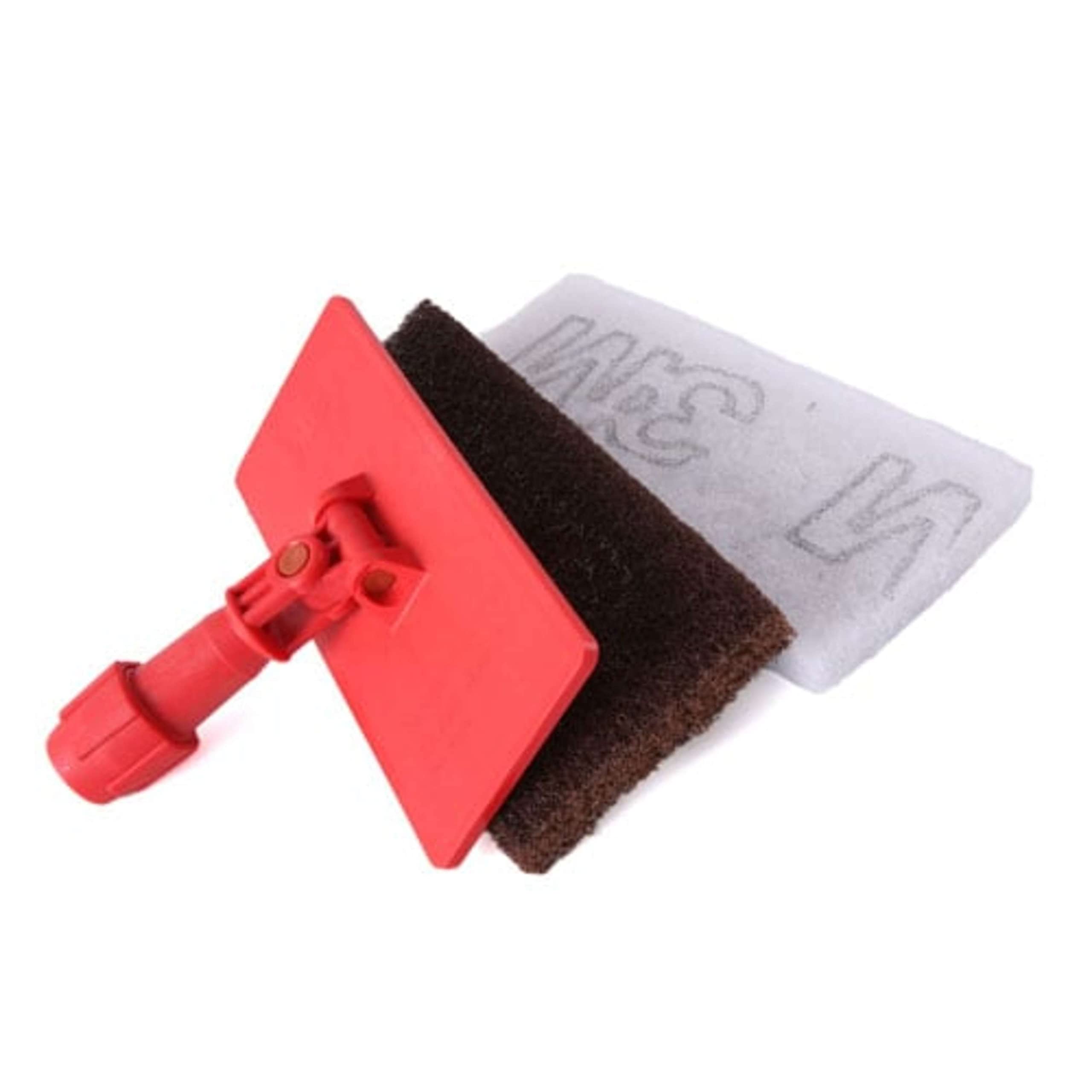 3M™ Doodlebug™ Pad Holder 6472 with 4 Replacement Pads - Scuff Mark Remover Starter Kit for Floors, Walls & Baseboards - Perfect for Home Cleaning & Maintenance