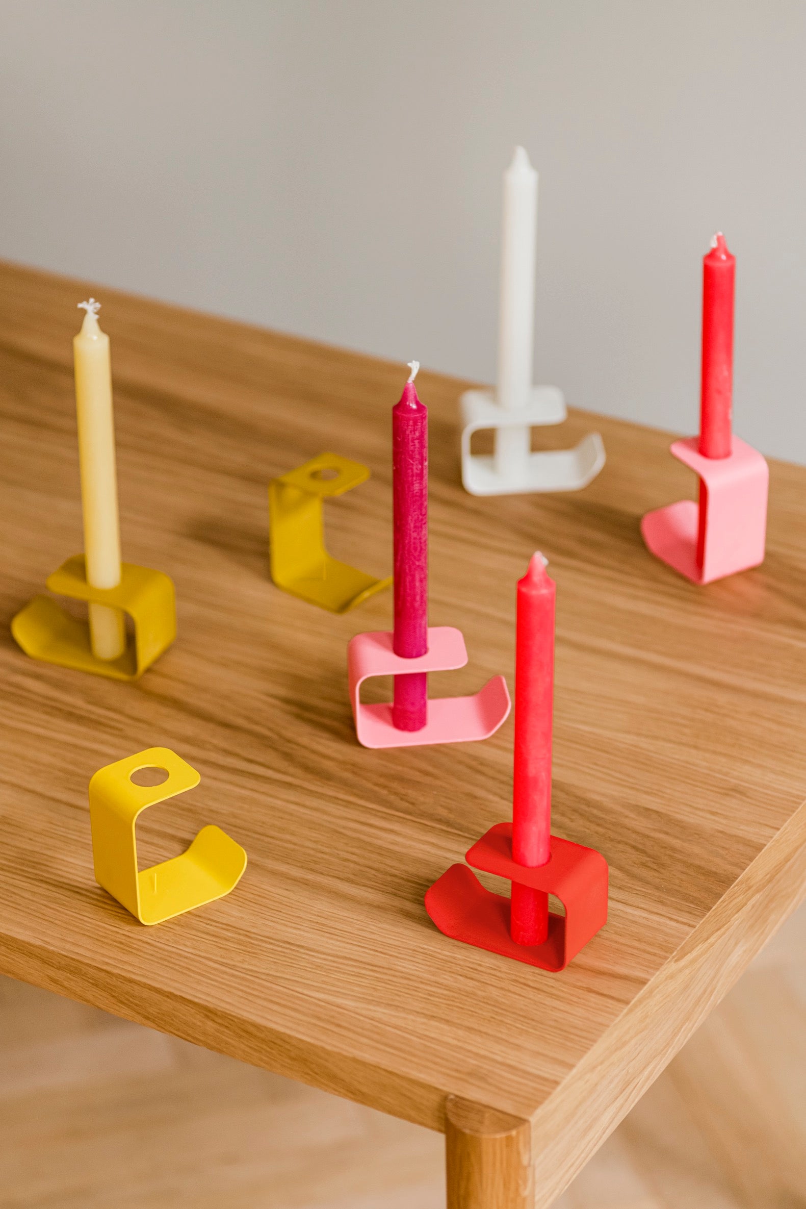 Elegant Flec Tall Candle Holder - Modern Home Decor for Living Room, Bedroom & Wedding Centerpiece