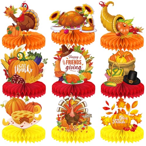 Fall Thanksgiving Honeycomb Set H