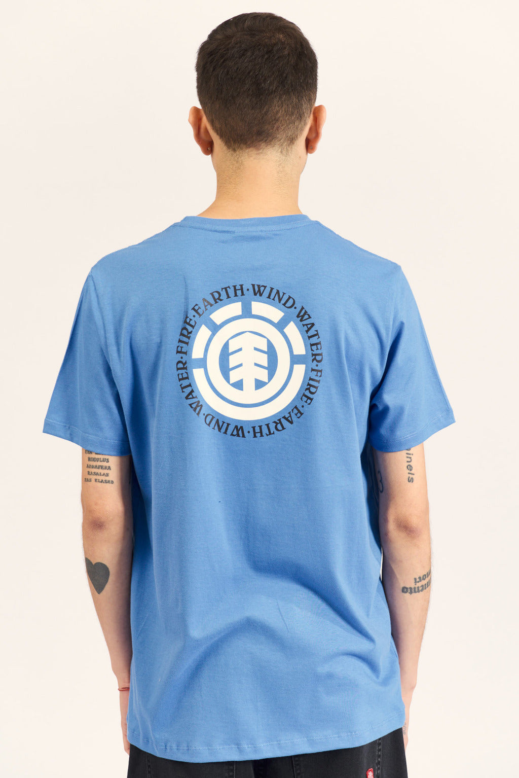 Men's Seal Back Blue T-Shirt - Element Collection | Comfortable & Stylish for Casual Wear, Gym, and Outdoor Activities