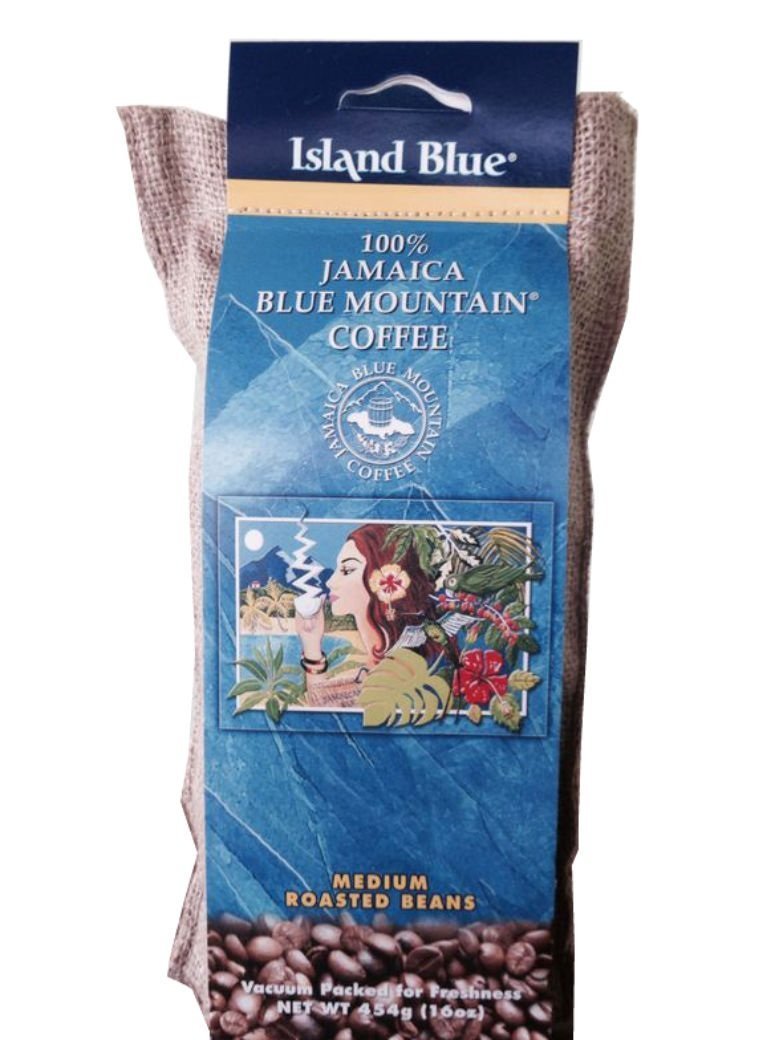 Premium 100% Jamaica Blue Mountain Coffee - 5 Pack of Whole Bean Gourmet Coffee - Perfect for Home Brewing, Office Use & Gifts