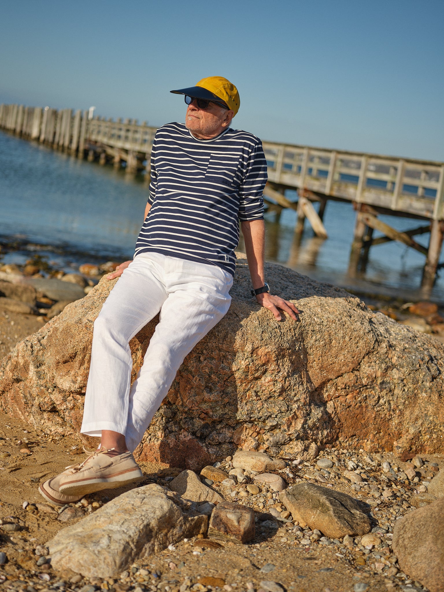 Camden Linen Pants for Women - Breathable White Linen Trousers | Perfect for Summer, Beach Vacations & Casual Outings