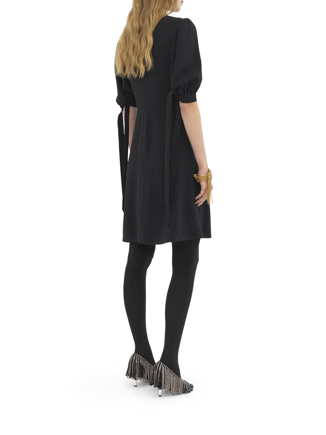 Elegant A-Line Crepe Dress for Women | Flowy & Comfortable | Perfect for Weddings, Parties & Office Wear