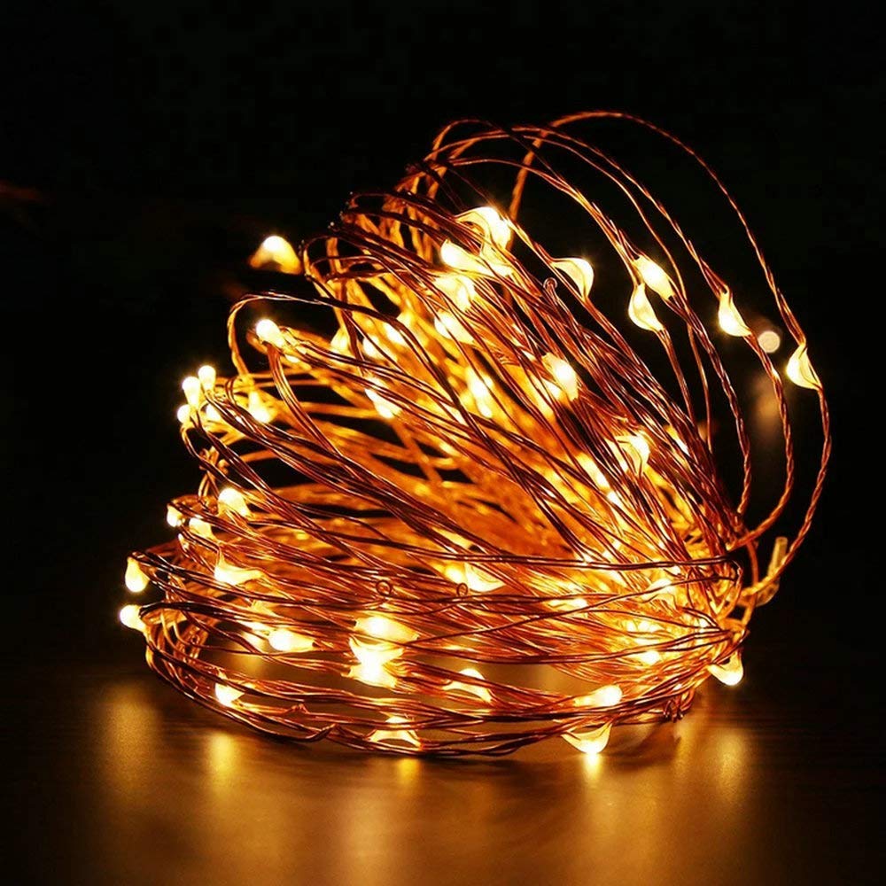 600 LED Fairy Lights - 10x6M Copper Wire String Lights, 12V DC Waterproof for Indoor/Outdoor - Perfect for Wedding, Party, Home, Garden & Christmas Decorations (Warm White)