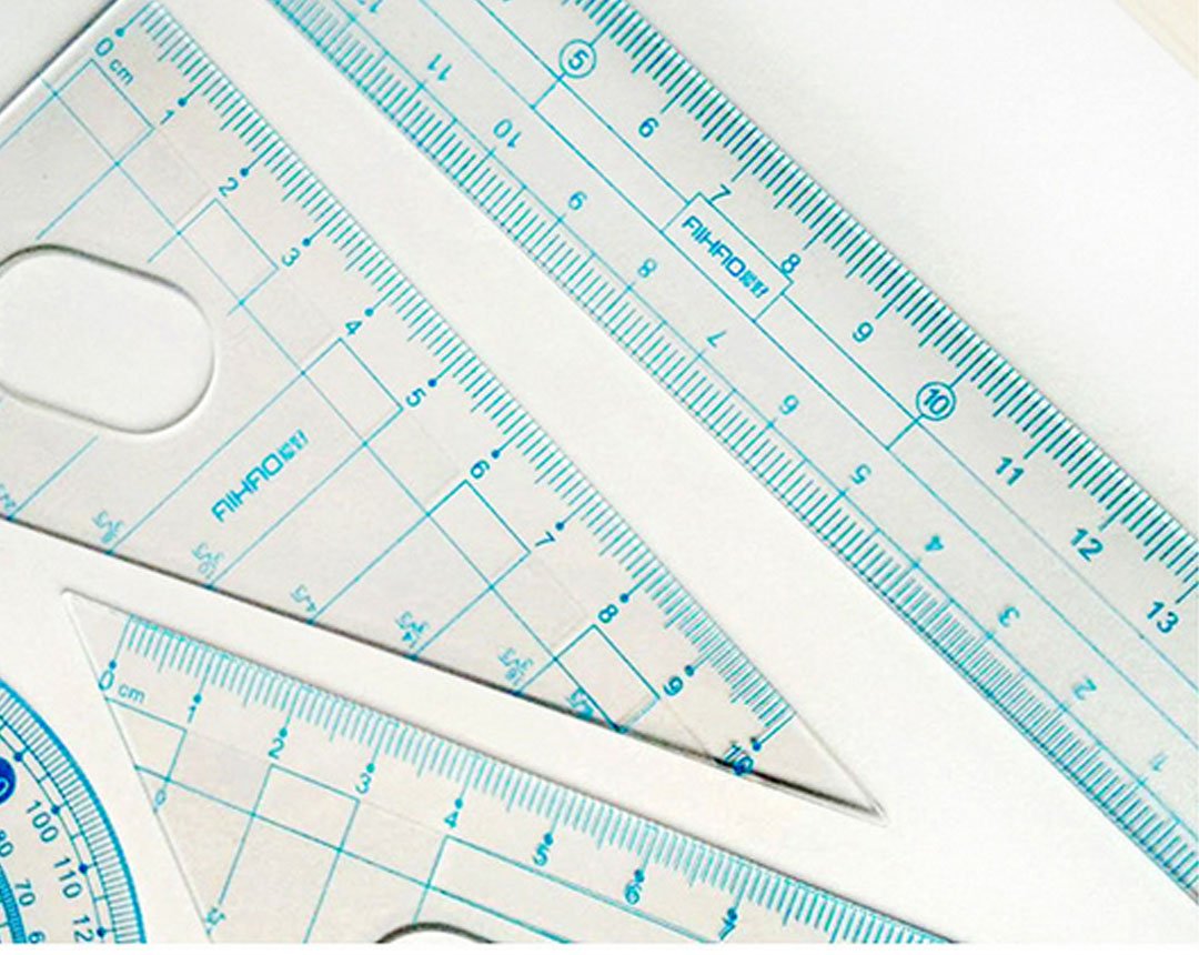 8-Piece Geometry Set with Compass, Protractor, Ruler, Pencils & Eraser - Perfect for Students, Engineers & Artists - Math Class, Technical Drawing & School Supplies
