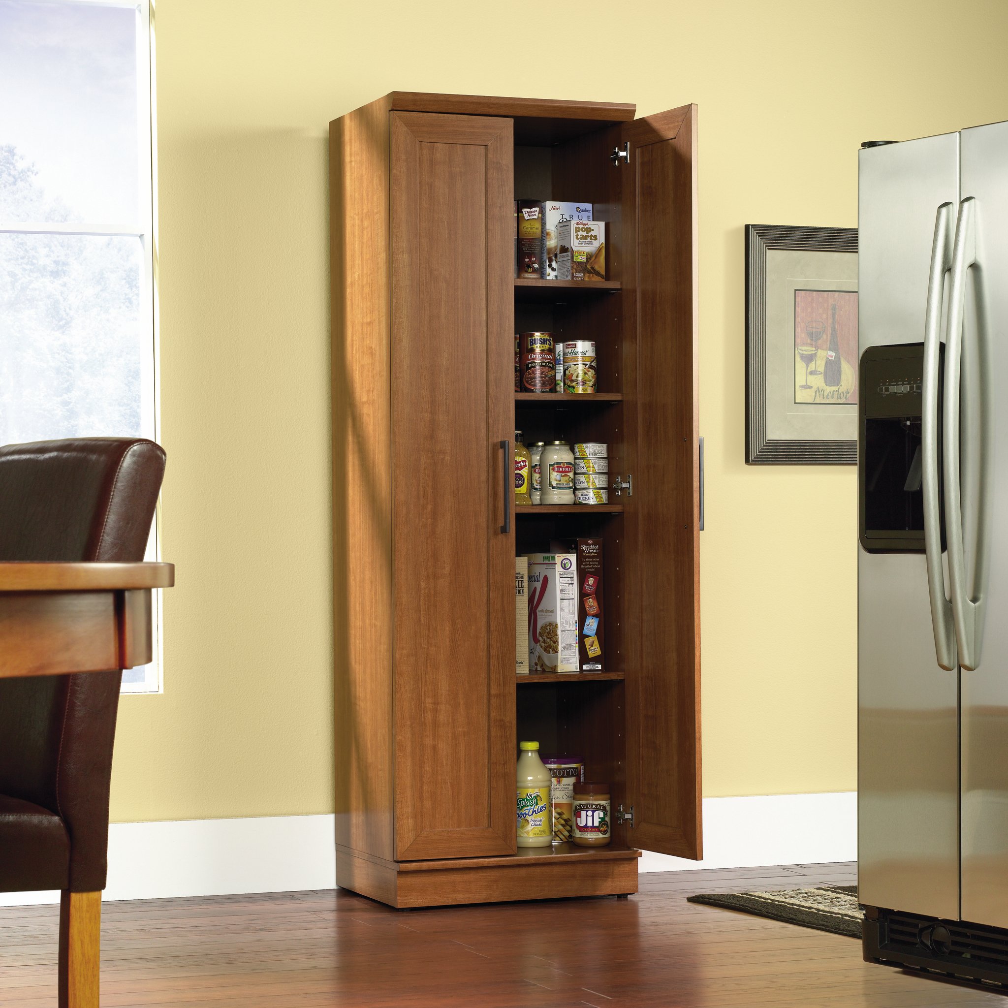 Sauder HomePlus Storage Cabinet - Organize Your Pantry, Kitchen & Home | Durable & Stylish Storage Solution for Food, Dishes & Household Items