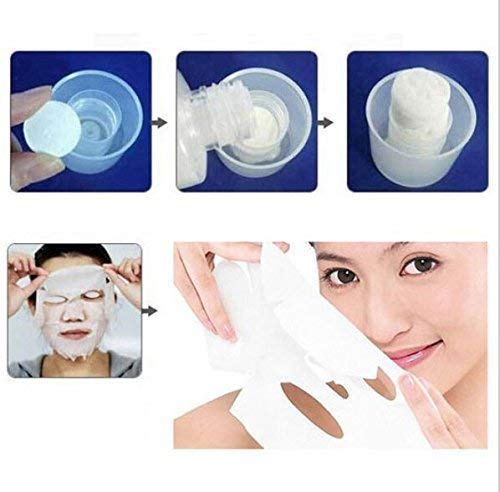 Top Select Compressed Facial Mask Sheets - 50 Pack DIY Spa Skin Care for Hydration & Brightening | At-Home Facial Treatment & Self-Care Routine