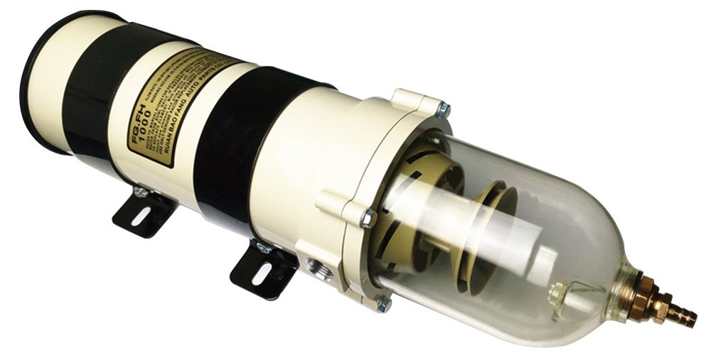 Racor 1000FH 180GPH Replacement - 1000 Series Diesel Fuel Water Separator Filter for Marine, Truck & Heavy Equipment - High Efficiency 10 Micron Filtration System