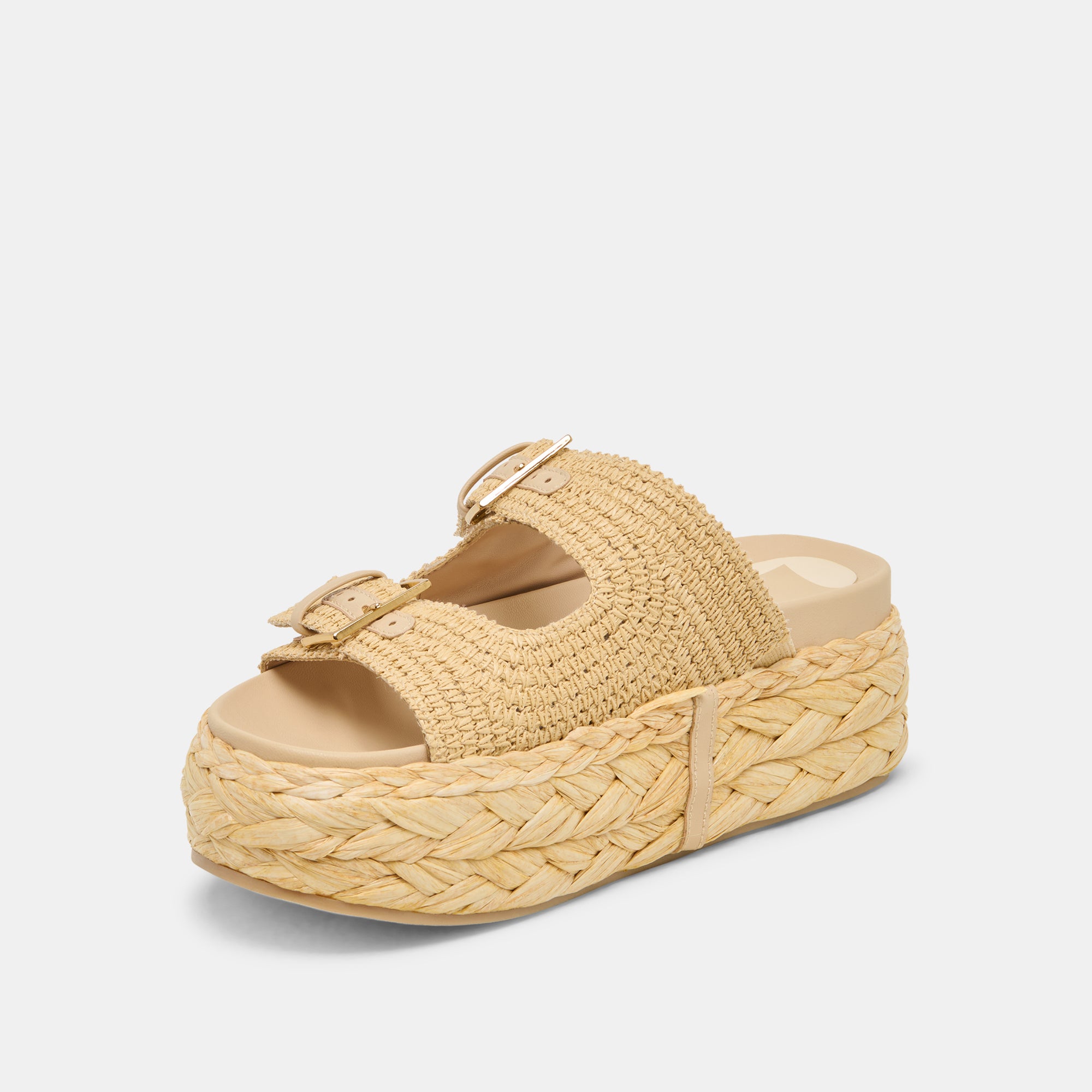 FALYN Women's Woven Raffia Sandals - Lightweight Natural Comfort Summer Beach Shoes for Outdoor Walking, Vacation & Casual Wear