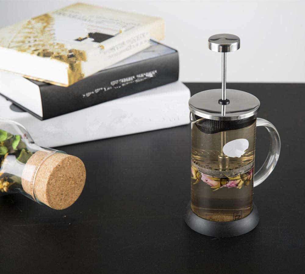 Premium Glass French Press Coffee Maker - 34oz Heat-Resistant Coffee & Tea Press Pot with Stainless Steel Filter - Perfect for Home, Office & Camping Brewing