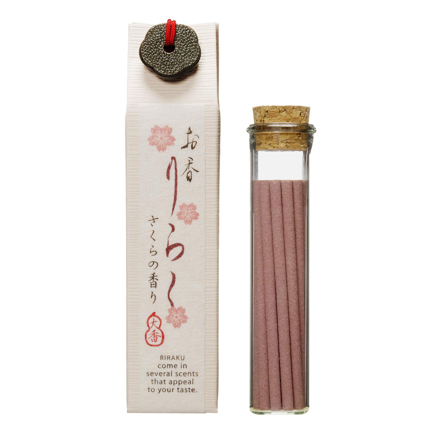 Premium Japanese Sakura Cherry Blossom Incense Sticks - 80mm x 15 Pieces (3 Boxes) for Meditation, Yoga & Home Fragrance