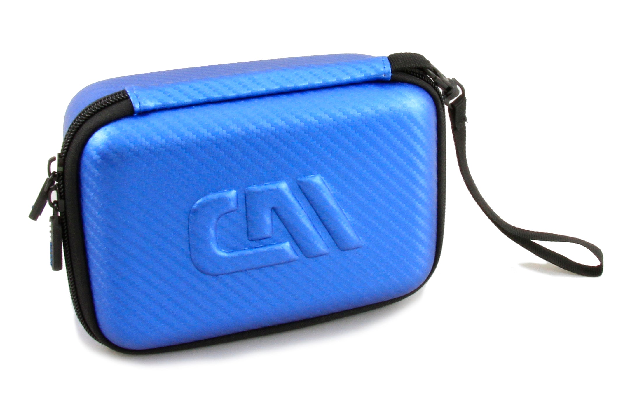 CASEMATIX 7 Hard Shell EVA Travel Case with Wrist Strap & Padded Divider - Protective Storage for Camera, Drone, GoPro Accessories up to 6.5 x 4 x 2 Inches - Perfect for Travel, Hiking & Outdoor Adventures