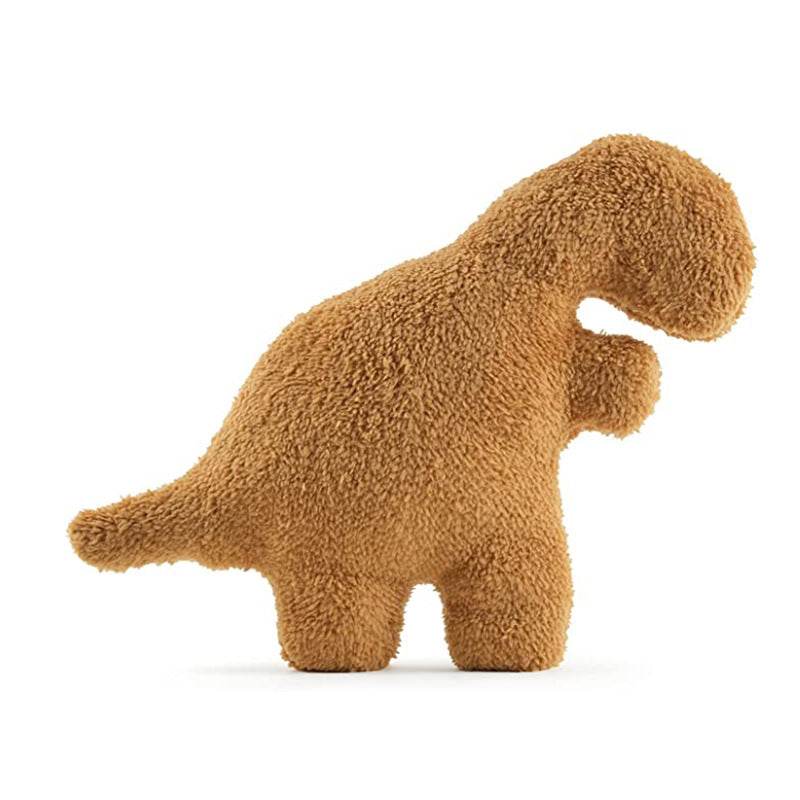 Dino Chicken Nugget Plush Toy - Cute Dinosaur Stuffed Animal for Kids, Soft & Huggable - Perfect for Playtime, Gifts, and Room Decor