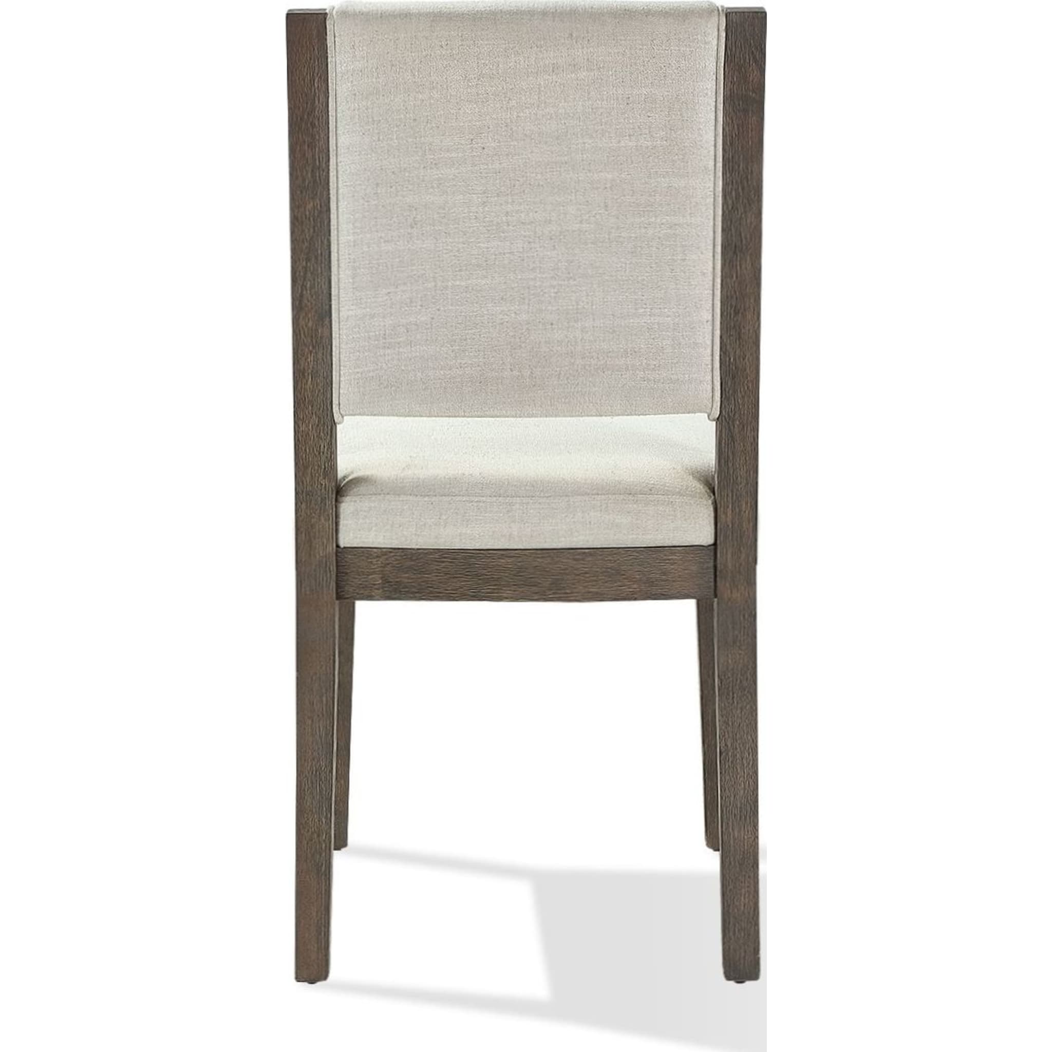 Oakland Upholstered Side Chair in Brunette - Modern Accent Chair for Living Room, Bedroom or Office - Comfortable Dining Chair & Lounge Seating