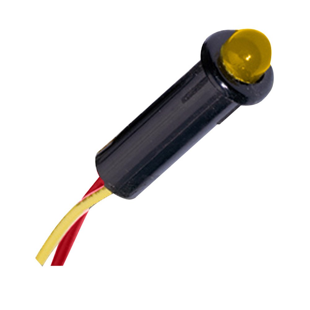Paneltronics Amber LED Indicator Lights - High Visibility Industrial & Marine Warning Signals for Equipment & Control Panels