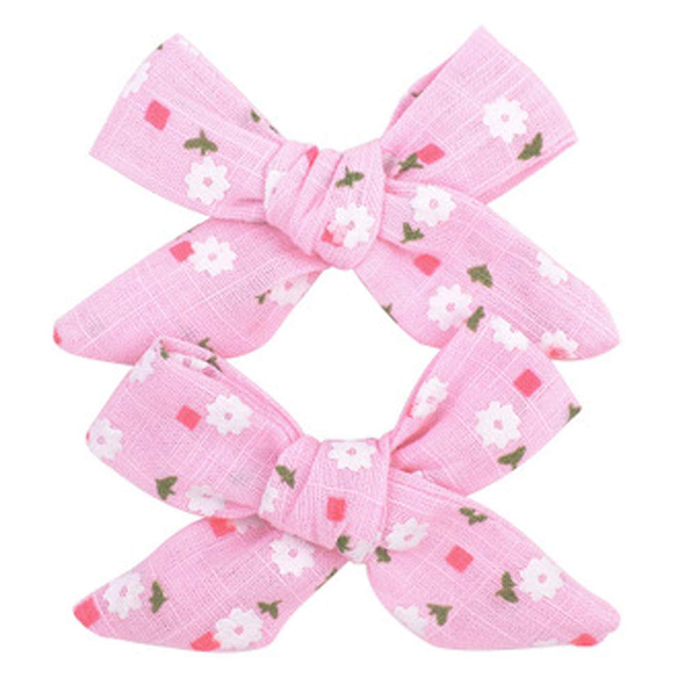 12PCS Hair Bow Clips for Toddlers & Baby Girls - 3.1 Inch Non-Slip Alligator Hair Barrettes for Fine Hair - Cute Floral Hair Accessories for Kids, School Girls & Daily Use - Perfect for Parties, Photos & Everyday Styling