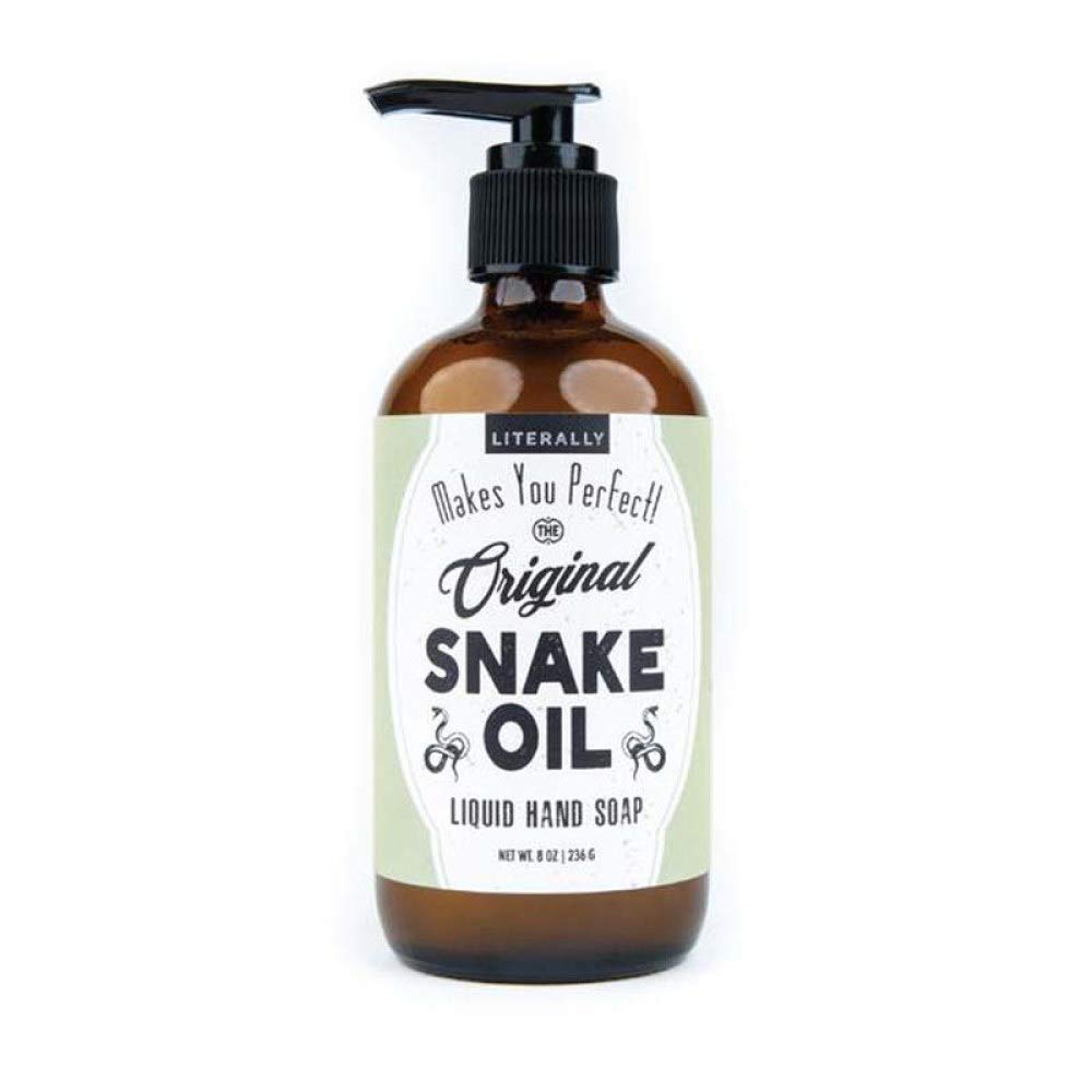 Natural Snake Oil Liquid Hand Soap - Antibacterial & Moisturizing - Refillable Pump Bottle for Bathroom, Kitchen & Office Use