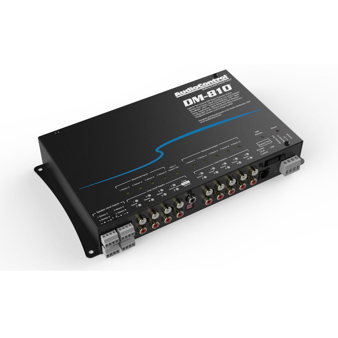 AudioControl DM 810 DSP Matrix Processor - 8 Input 10 Output Digital Signal Processor for Car Audio & Home Theater Systems | Perfect for Professional Installations & Custom Sound Setups