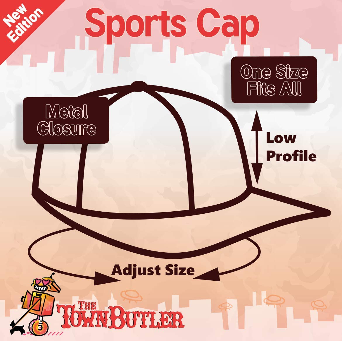 Stylish Adjustable Dad Baseball Hat - Comfortable Pearl Necklace Inspired Design for Men - Perfect for Outdoor Sports, Casual Wear & Gifts