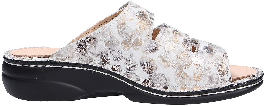 Finn Comfort Women's Kos Nubuck Sandals - Comfortable Leather Walking Sandals for Women - Perfect for Travel, Beach & Everyday Wear
