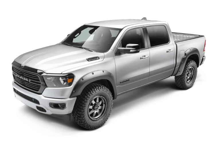 Bushwacker 58202 4-Piece Forge Style Fender Flares for 1994-2002 Dodge Ram 2500/3500 & Compatible with Ram 1500 | Off-Road Protection & Custom Truck Styling
