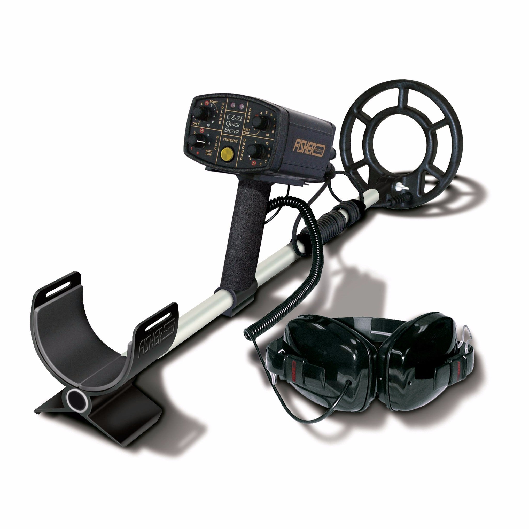 Fisher CZ 21 Metal Detector with 8