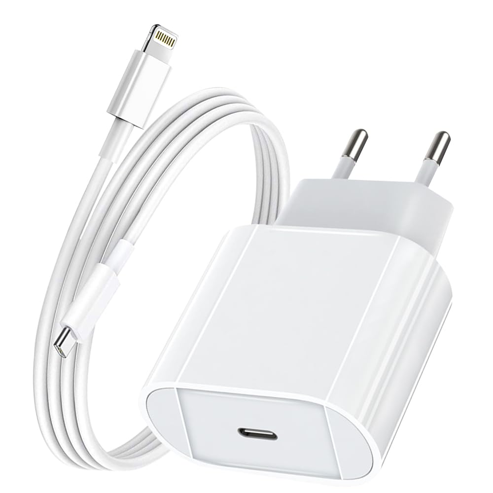 MFi Certified 30W Fast Charger for iPhone with 6FT USB C to Lightning Cable - PD Quick Charger Compatible with iPhone 14/14 Plus/14 Pro/14 Pro Max/13/12/11/SE & iPad - Perfect for Home, Office & Travel Charging