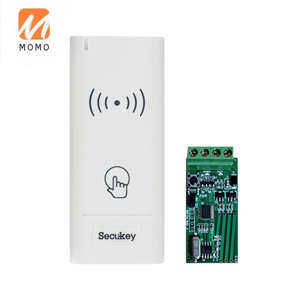 Long Range Wireless Wiegand Reader - Secure RFID Proximity Card Access System for Doors, Gates & Security (Up to 100ft) - Ideal for Office Buildings, Parking Lots & Home Security
