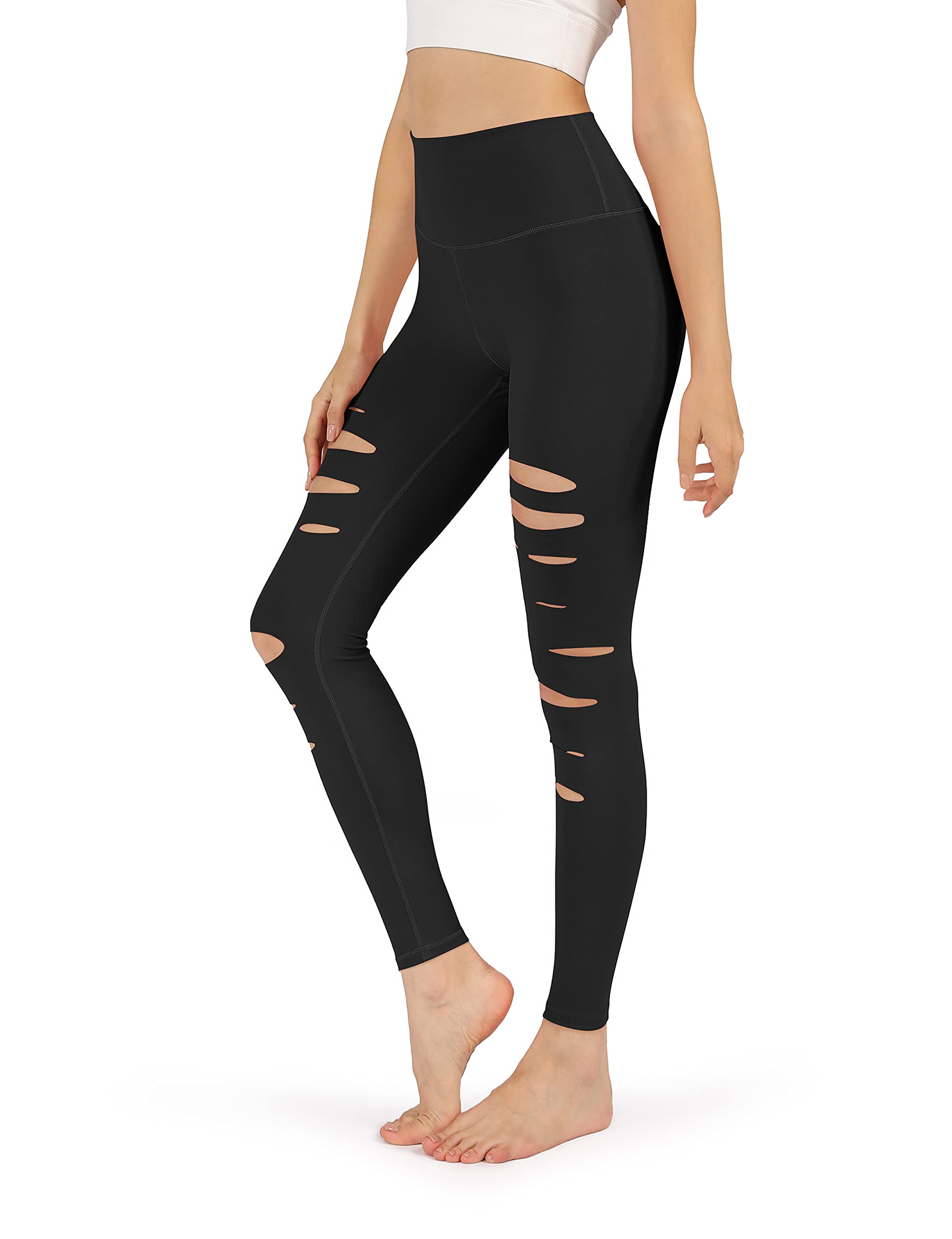 ODODOS High Waist Yoga Pants for Women - Tummy Control Workout Leggings for Gym, Running & Yoga | Comfortable Athletic Wear for Fitness & Daily Use
