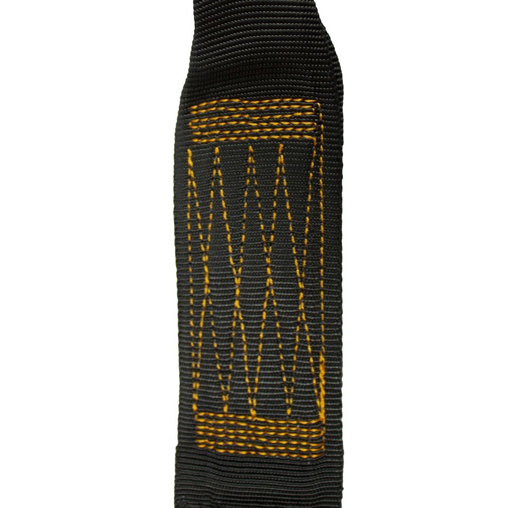 Madaco 6FT Heavy Duty Industrial Safety Lanyard with Snap Hook - ANSI OSHA L-613-02B-AL Certified Fall Protection for Roof Construction | Shock Absorbing Pack for Construction Workers & Roofers