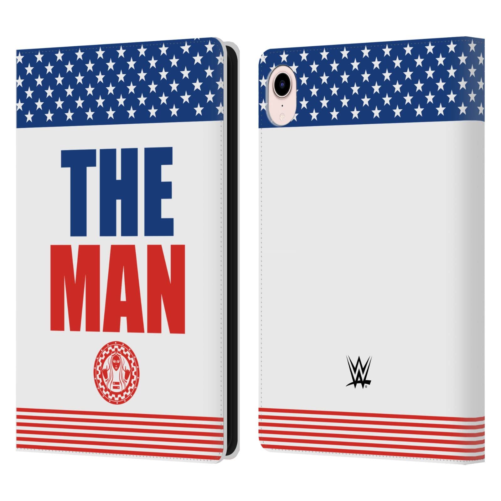 Head Case Designs WWE Becky Lynch The Man Leather Wallet Case for Apple iPad Mini 2021 – Perfect for Travel, Work & School