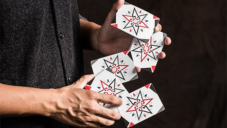 Premium Red Cardistry Fanning Deck - Perfect for Magic Tricks, Card Flourishes, and Professional Cardistry Performances