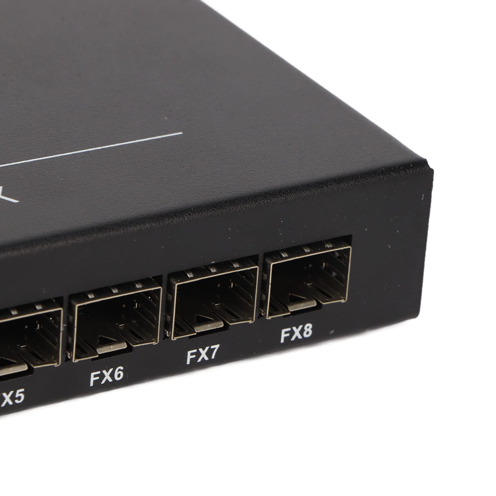 8-Port Gigabit Ethernet Fiber Switch with 2 RJ45 Ports & SFP Slots - 120km Transmission, High-Speed Fiber Media Converter for Efficient Networking | Ideal for Data Centers, Office Networks & Long-Distance Connectivity