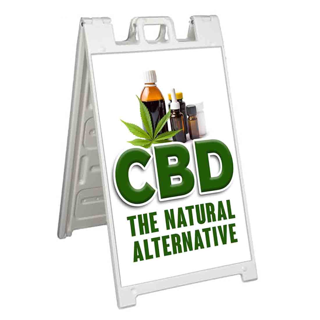 Premium CBD The Natural Alternative A-Frame Signicade (24