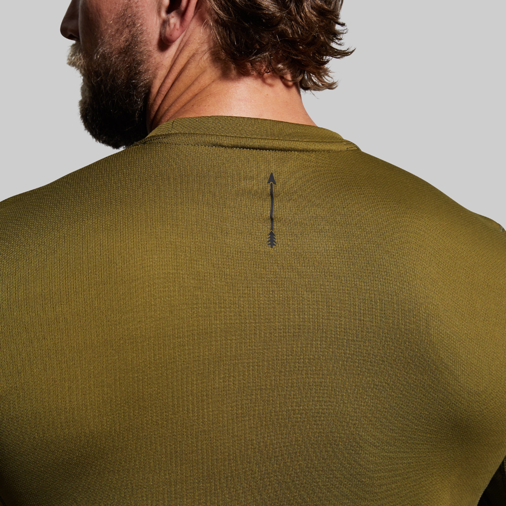 Men's Ridgeline Heavy Base Layer Top - Thermal Winter Underwear for Hiking & Outdoor Activities (Deep Moss Green)