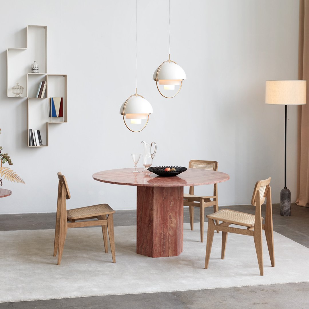 French Cane Dining Chair - Elegant C-Shaped Design for Kitchen, Dining Room & Patio - Comfortable & Stylish Seating Solution